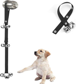 Luckyiren Upgraded Puppy Bells Dog Doorbells for Door Knob Training Go Outside Premium Quality 3 Snaps Adjustment