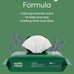 Earth Rated 3-in-1 Hypoallergenic Dog Wipes, Lavender Scented, 100 Count, 8" x 8", Biobased