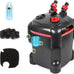 Pondforse canister filter,  external aquarium filter with ultra-quiet circulation and media for fish tanks and aquariums