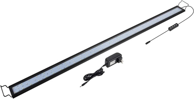 hygger 20w full spectrum aquarium light for freshwater fish tank 30-36 inch with aluminum alloy shell and external controller