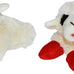 Multipet Lamb Chop Squeaky Dog Plush Toy - 10" Creampuff for Small & Medium Dogs