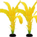 12 inch silk aquarium plants, artificial green decorations for fish tank, aquarium decor 2 pack