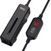 hygger 50w mini submersible heater for 5-10 gallon betta aquarium with digital display controller