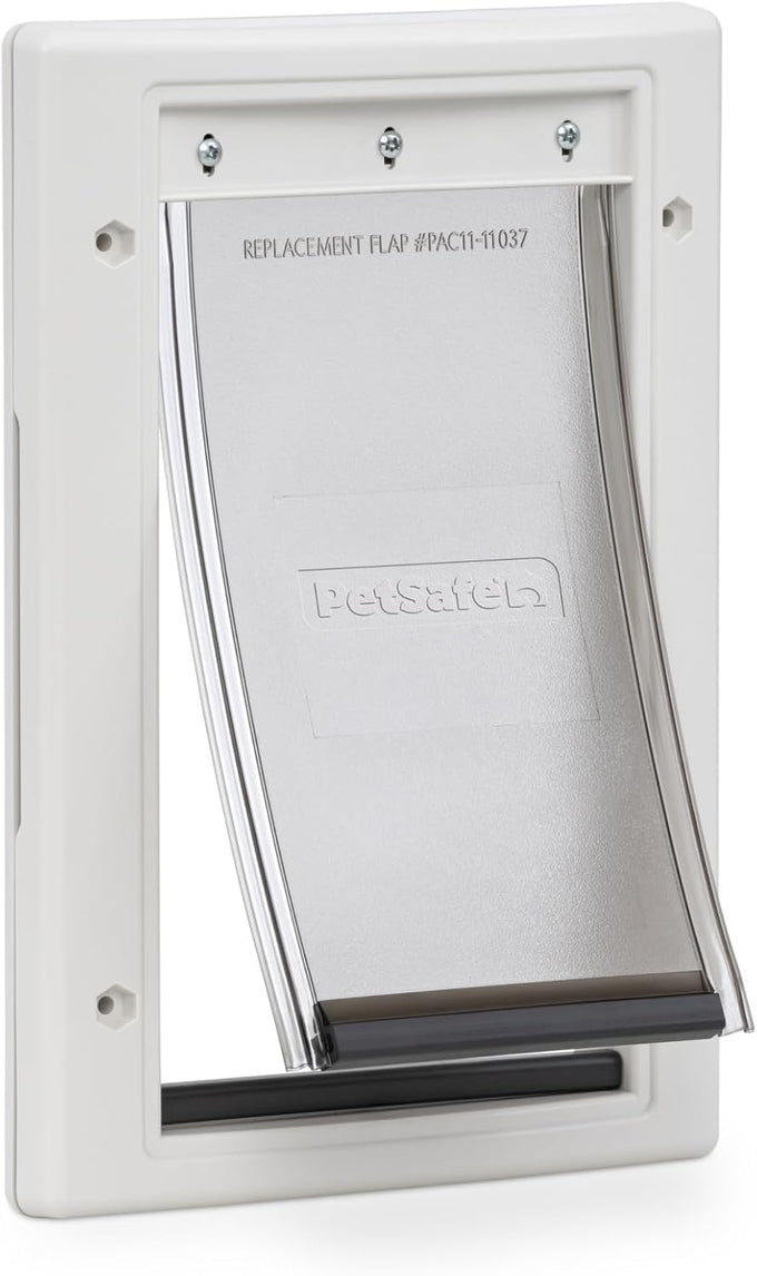 PetSafe never rust dog and cat door medium for pets up to 40 lb paintable easy diy installation