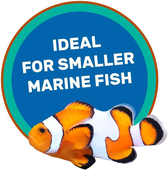 Hikari Marine-S Pellets Fish Food for Smaller Marine Fish with High Protein and Color Enhancing Benefits