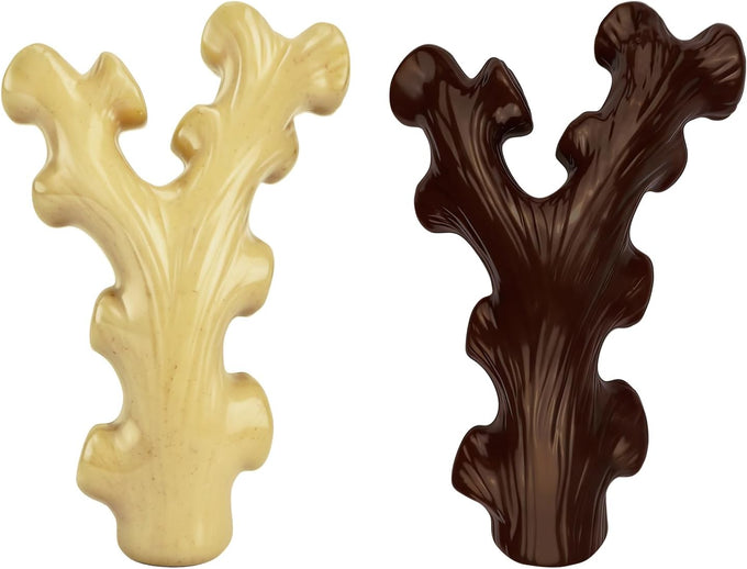 SIHRMIU 2 Pack nylon dog chew toys for aggressive chewers, medium/large breed, tough almost indestructible