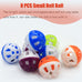 24pc cat jingle balls toys, assorted colors, lightweight, interactive, kitten training and play