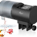 aqqa automatic fish feeder, 200ml large capacity, moisture-proof, lcd timer, battery operated, auto fish feeder for aquarium