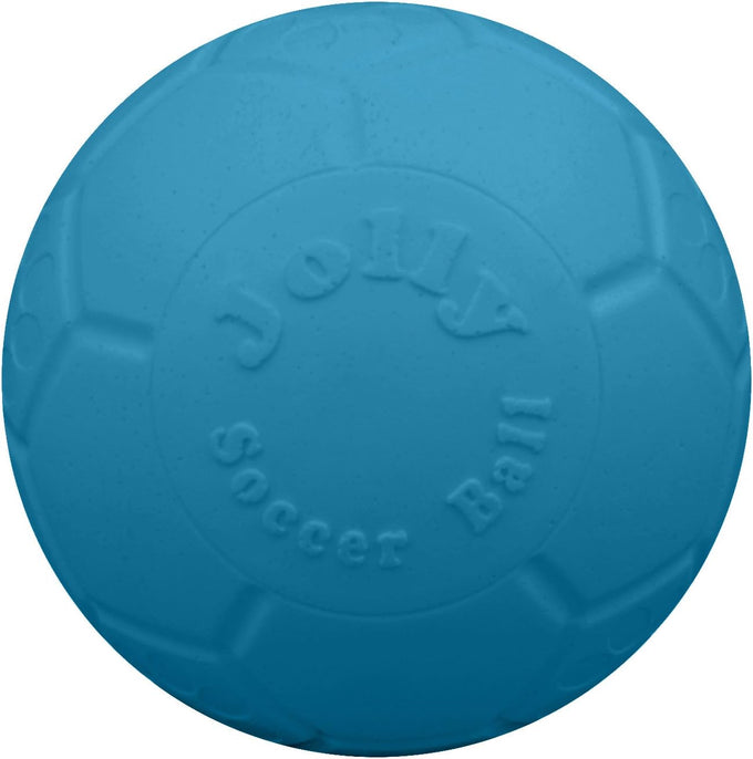 jolly large ocean blue dog soccer ball toy floating-bouncing durable made usa