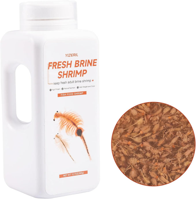 High-Protein Freeze-Dried Bloodworms Fish Food for Goldfish, Betta, Cichlids, Guppies, Tropical & Saltwater Aquarium (30Z)