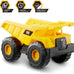 cat construction toys 10" dump truck heavy-duty plastic working tilting bed toddler & kids