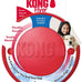 Kong Classic Natural Rubber Flying Disc for Medium/Large Dogs - Durable Outdoor Toy for Fetch Playtime