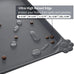 Reopet waterproof non-slip silicone pet feeding mat for dogs and cats with high raised edges