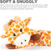outward hound giraffe longidues squeaky plush dog tug toy 29 inch ultra-long durable k9 tuff guard