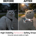 Pink Cat Harness and Leash for Small to Medium Adult Cats with Reflective Strip, Escape Proof and Soft Breathable Vest