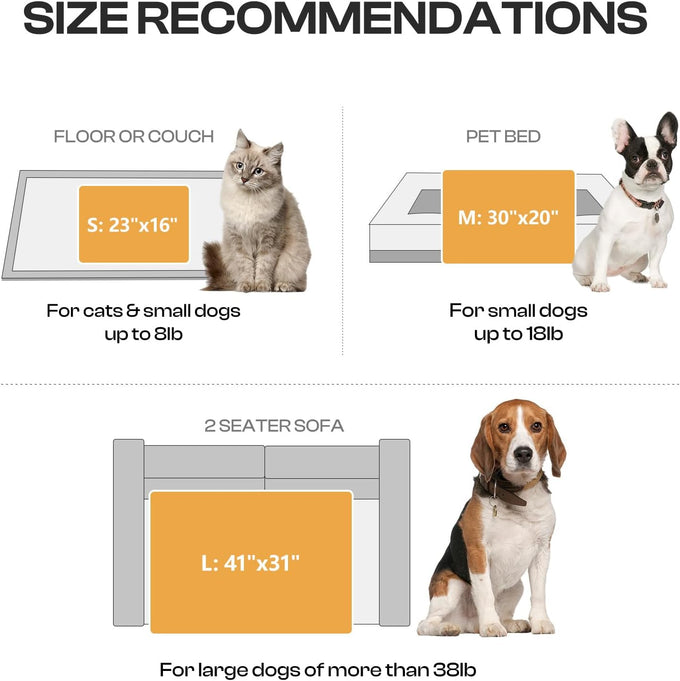 luciphia 1 pack 3 small 23x16 inch super soft fluffy premium fleece pet blank blanket flannel throw brown/pink/white