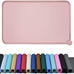 Reopet waterproof non-slip silicone pet feeding mat for dogs and cats with high raised edges