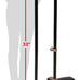Arm & Hammer Dog Pooper Scooper Swivel Bin & Rake, Black, 32-inch Adjustable Handle, Heavy Duty Scented Waste Bags Included