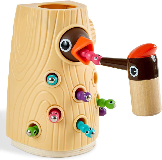 top bright montessori woodpecker worm toy for 2 year old girls and boys fine motor skills development