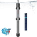 Hitop 50w submersible aquarium heater for 8-16 gal fish tanks with adjustable thermostat