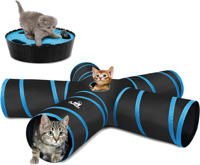 Pawaboo interactive cat toy with running mouse, electronic motion, automatic teaser for indoor cats, green