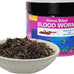 Freeze-dried bloodworms high protein natural aquatic food for tropical saltwater fish betta goldfish cichlid guppy 3.5 oz