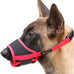 Heele Soft Nylon Dog Muzzle, Anti Biting Barking Chewing, Adjustable Breathable Pets Muzzle for Small Medium Large Dogs, 4 Colors 4 Sizes