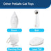 PetSafe Slimcat Slow Feeder Ball for Cats - Interactive Puzzle Game with Adjustable Openings and Portion Control (Blue)