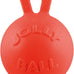 Jolly Pets Tug-n-Toss heavy duty chew ball with handle, blue, 6 inches for medium breeds