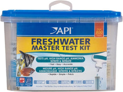 api freshwater master test kit 800-test freshwater aquarium water quality monitoring kit, multi-colored, white, single