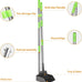 TOOGE 38" Long Handle Stainless Metal Dog Pooper Scooper for Medium Small Dogs Pet Waste