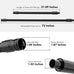 PETNF Dog Dryer Replacement Hose & Nozzle Kit for Pet Air Force Dryers, Flexible, High Velocity