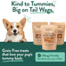 portland pet food company natural dog treats variety, grain-free, human-grade, healthy