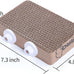 7.3 inch natural corrugated cardboard bird platform toy for parrots and small to medium-sized pet birds