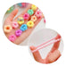 100pcs Candy Colour Small Dogs Mini Elastic Hair Rings Bands for Yorkshire Maltese Hair Grooming