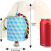 African Grey, Amazon Parrot, and Cockatiel beak grinder toy with bells for cage