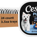 Cesar Puppy Classic Loaf in Sauce Wet Dog Food, Chicken & Beef Recipe, 3.5 oz Easy Peel Trays, Dog Food Toppers