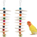 parakeet bird toys 2 pack cuttlebone beak grinding stone cage accessories for small birds