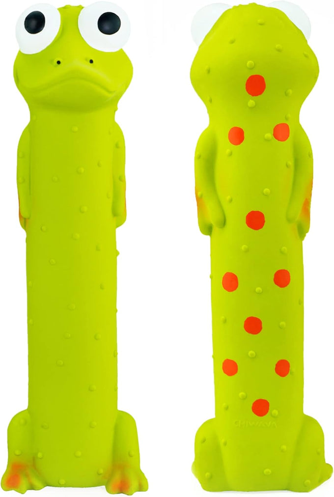 chiwava 3 pack 9 inch squeaky latex dog toys for small medium dogs interactive play