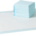 Amazon Basics Blue & White 22x22" Regular Size 50-Count Leak-Proof Dog Training Pads with Quick-Dry 5-Layer Surface