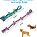 Feeko heavy duty dog rope toys 2 pack for large breed aggressive chewers, indestructible teeth cleaning tug of war toy