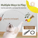 Whisker World 2-Pack Catnip Bird Toys with Lifelike Chirp Sound and Real Feather