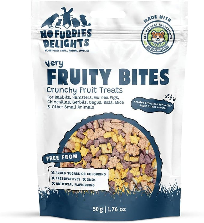 Treats 100% All Natural Mini Bites for Small Animals Variety Pack 50g 7 Delicious Flavors