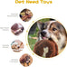 Non-toxic plush dog squeak toys, no stuffing, 5-pack woodland animals for small to large breeds