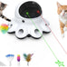 orsda 2-in-1 interactive automatic motion activated cat laser toy with feathers and usb rechargeable