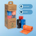 Thick Plastic Dog Poop Bags for Outdoor Puppy Walking and Travel, Leak Proof and Tear Resistant, 150 Assorted Bags