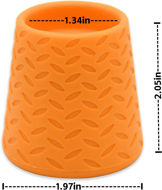 Portable orange outdoor shower attachment for most plastic water bottles