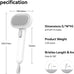 Aumuca Stainless Steel Cat Brush for Shedding, Indoor Cats, Long or Short Haired Cats, Cat Grooming, Massage, and Hair Removal