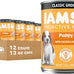 iams proactive health puppy wet dog food, 13 oz cans, pack of 12, chicken and rice recipe