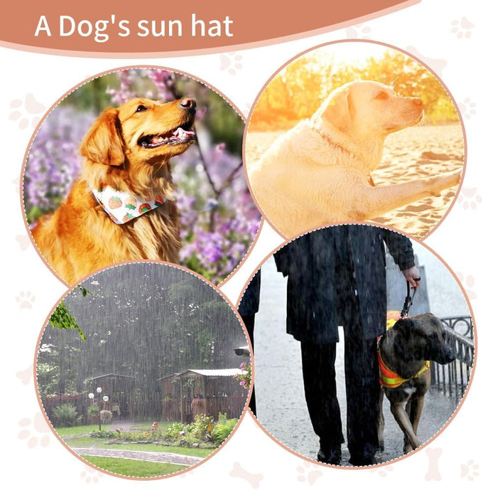 Cloud Purple, Small, Dog Baseball Cap for Small to Medium Dogs, Outdoor Sun Protection and Beach Peaked Cap